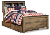 Diamond Furniture - Ashley Furniture - Trinell Full Bookcase Bed with Storage - Full Bookcase Bed with Storage - B446B91